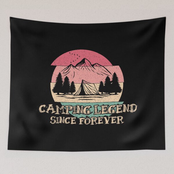 Item preview, Camping Legend Since Forever designed and sold by lunacarter.