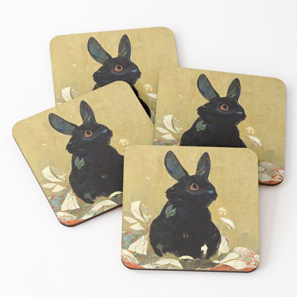 Item preview, A black rabbit designed and sold by etherElric.