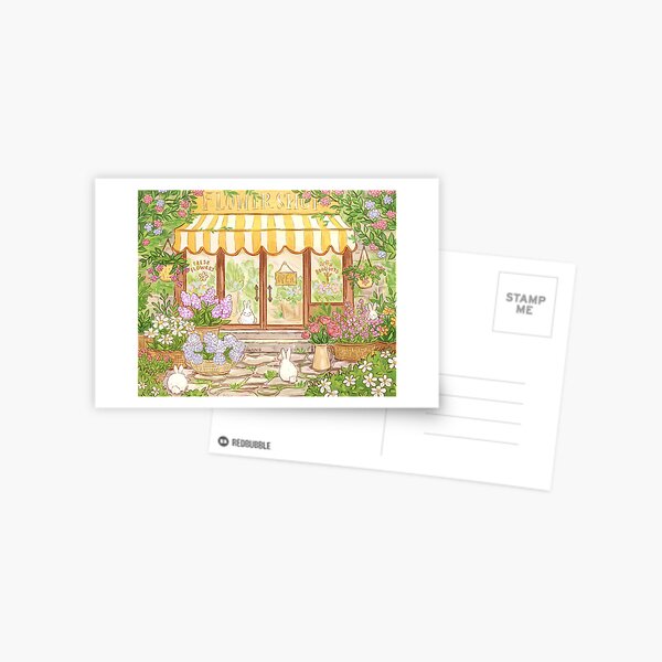 A Flower Shop’s Favourite Customer Postcard