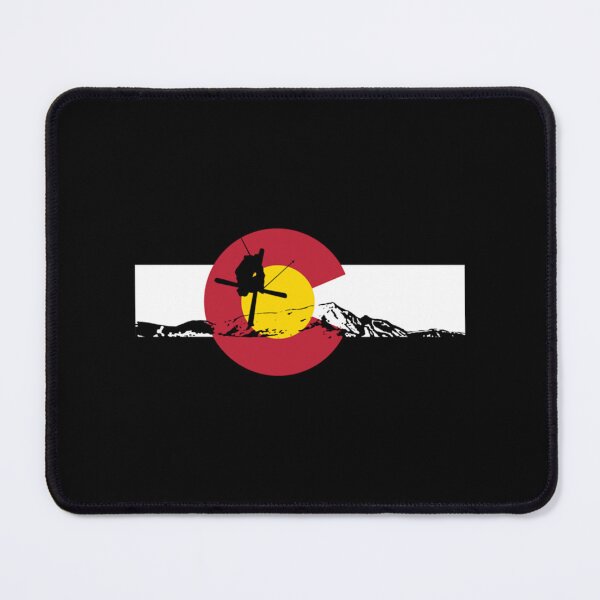 Item preview, Skier - Colorado Flag - Iron Cross designed and sold by fhateoff.