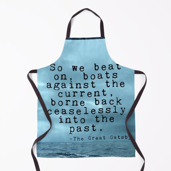 Item preview, So we beat on - Gatsby quote on the dark ocean designed and sold by peggieprints.