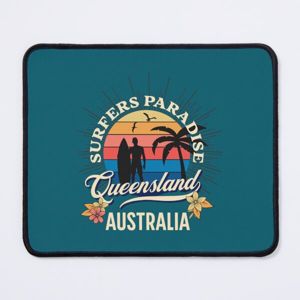 Item preview, Retro Vintage Style Surfers Paradise Australia designed and sold by KelseyShaArt.