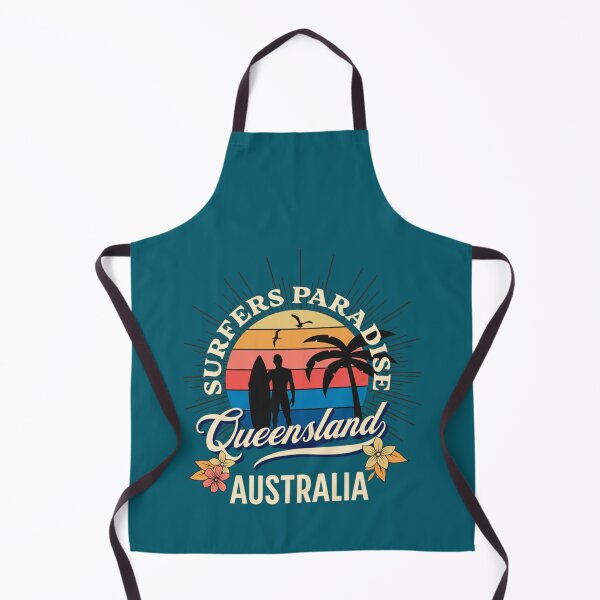 Item preview, Retro Vintage Style Surfers Paradise Australia designed and sold by KelseyShaArt.