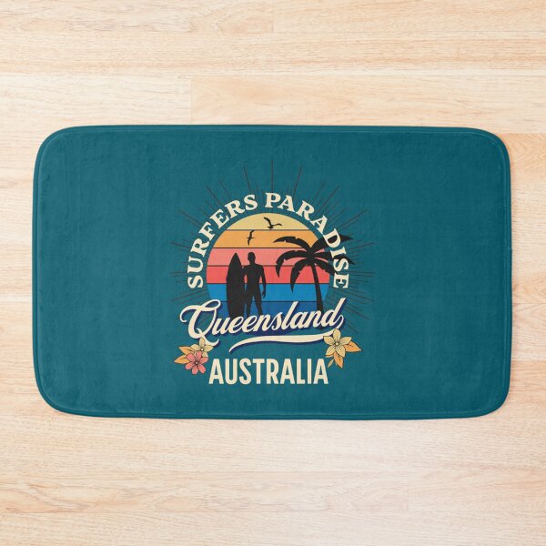 Item preview, Retro Vintage Style Surfers Paradise Australia   designed and sold by KelseyShaArt.