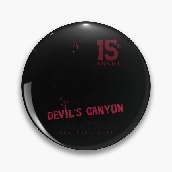 Item preview, Pegatina 15.a película anual de comedia de maratón de Devil's Canyon Marathon Design designed and sold by gusplawn5.