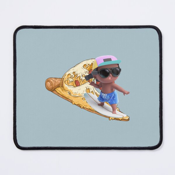 Item preview, Surfer Boy Pizza Premium designed and sold by KelseyShaArt.