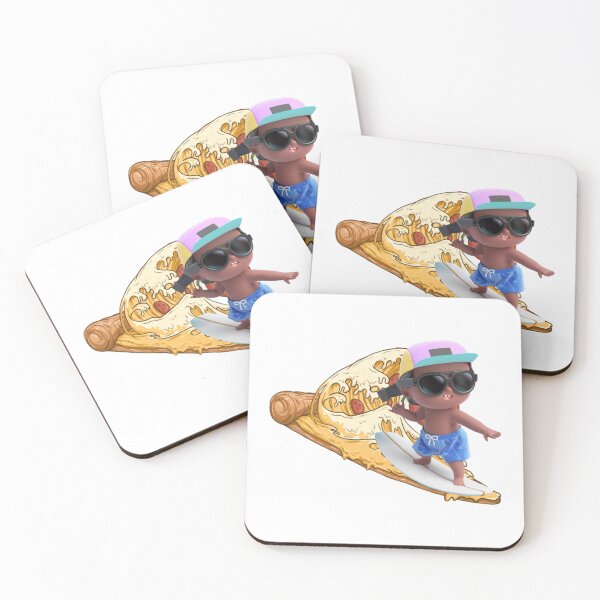 Item preview, Surfer Boy Pizza Premium  designed and sold by KelseyShaArt.
