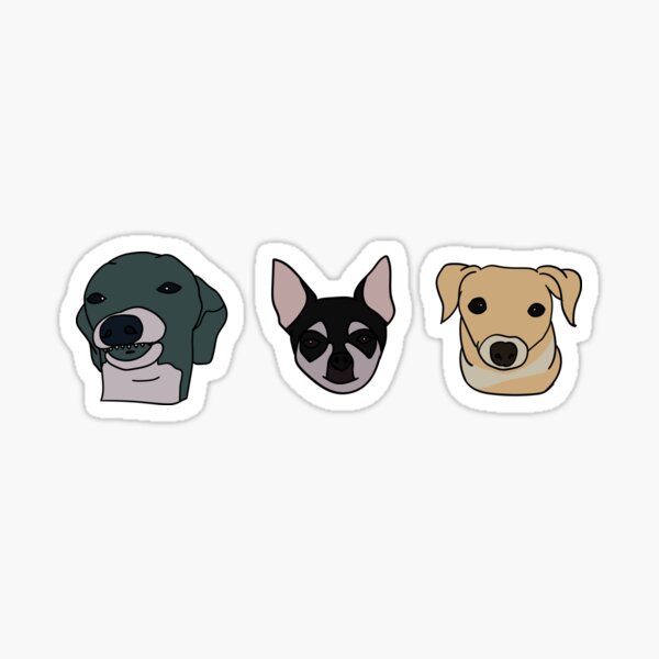 Jenna's Dogs (Sticker Pack) Sticker
