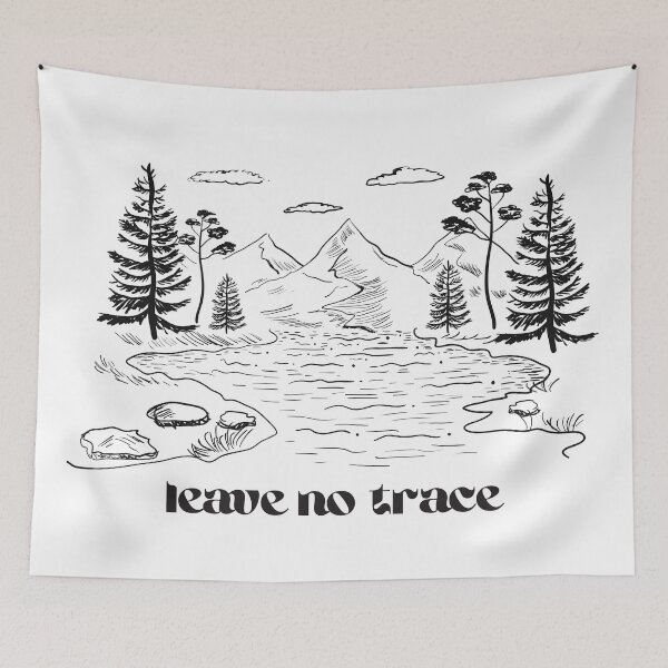 Item preview, leave no trace respect nature  designed and sold by ashcmille.