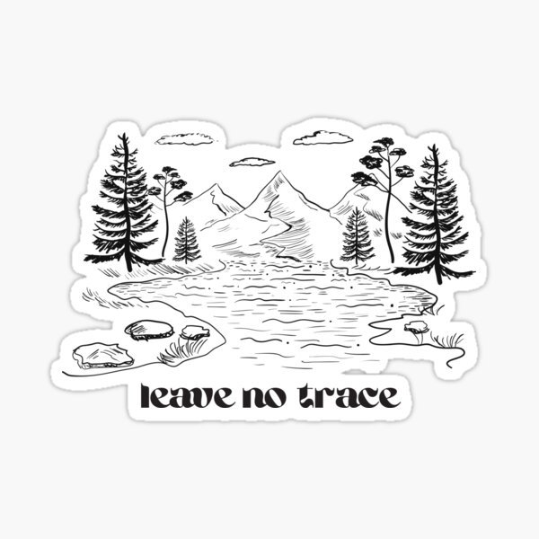 Aperçu de l'œuvre ne laisser aucune trace respecter la nature créée et vendue par ashcmille.