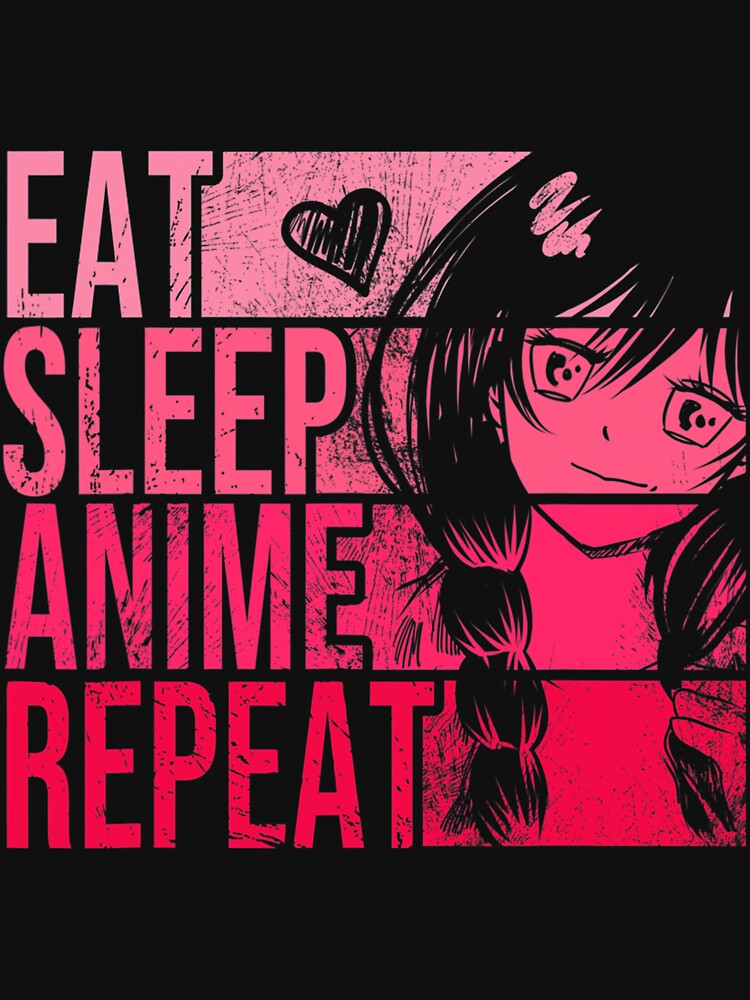 Eat Sleep Anime Memes Repeat Gift' Women's T-Shirt