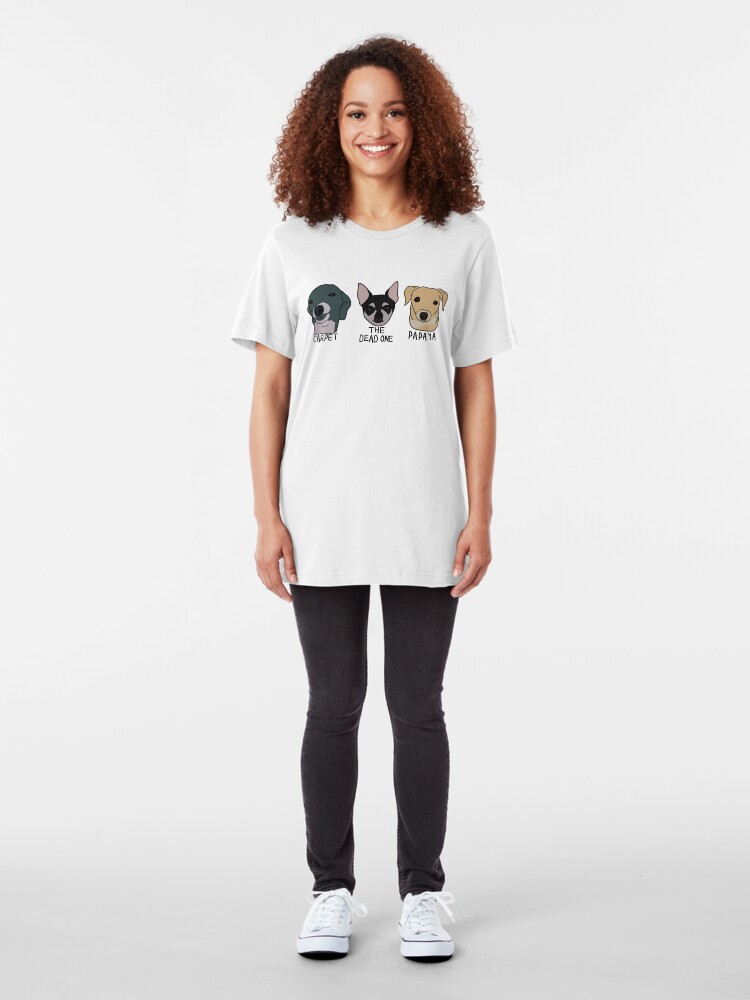 Alternative Ansicht von Teppich, Papaya und der Tote Slim Fit T-Shirt