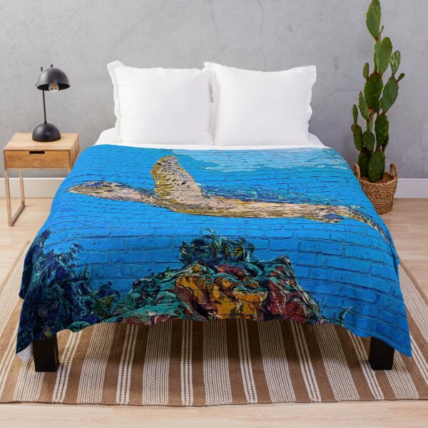 Item preview, Hawksbill Turtle swimming in the beautiful sea - Custom Pet Portrait Art Studio designed and sold by Custom Pet Portrait Art Studio.