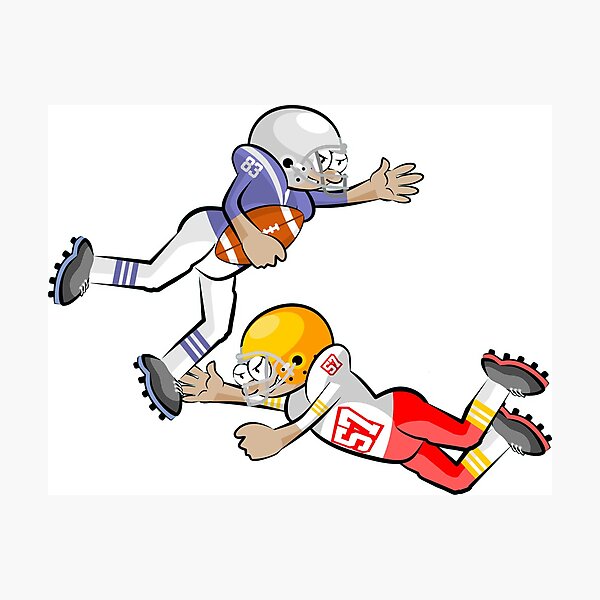 American Football Cartoon Style 16/41 Photographic Print for Sale by  MegaSitioDesign