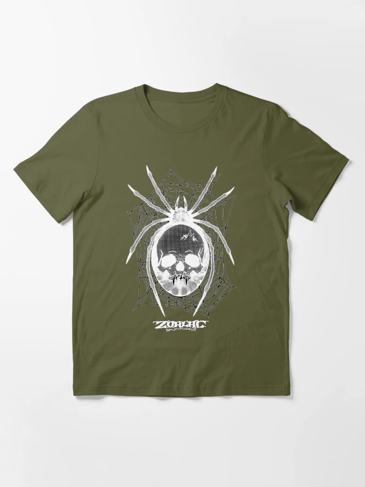 Pushead Zorlac Sateboards Inverted Spider Web Skull