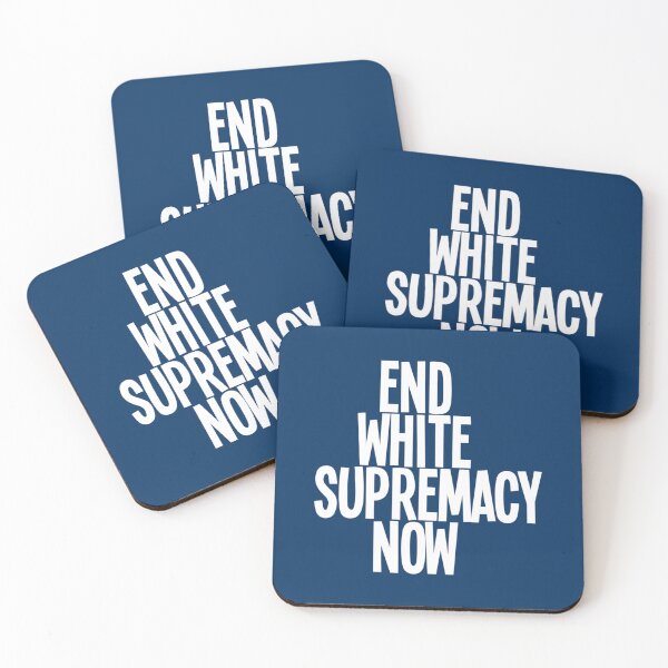 Item preview, End White Supremacy - Equal Rights Anti Racism   designed and sold by RogueCatPR.