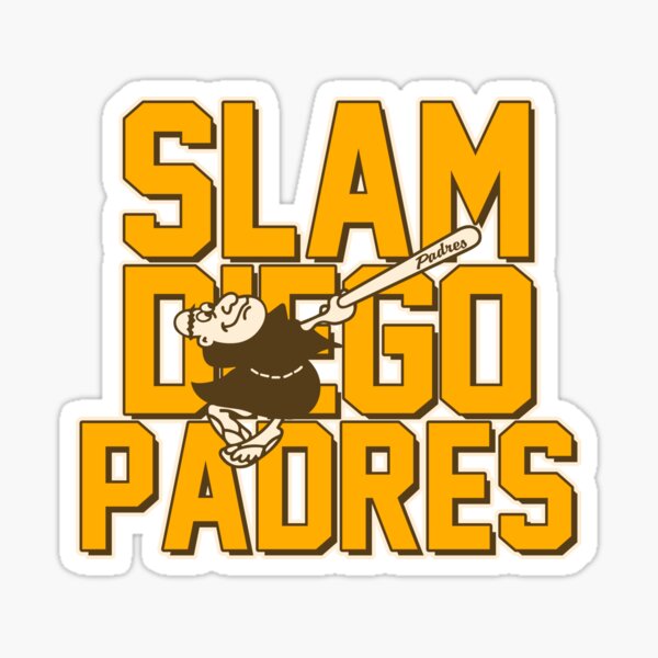 slam diego padres Sticker for Sale by Annetta Pfeffer