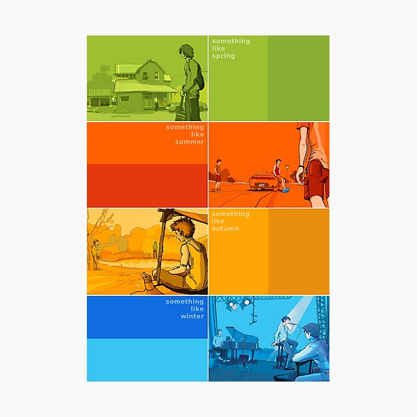 Something Like... series Seasons poster Photographic Print