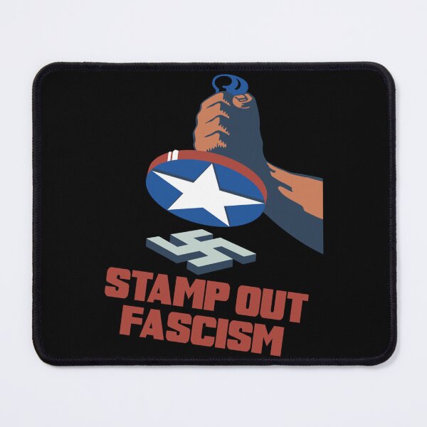 Item preview, Stamp Out Fascism American anti-Nazi designed and sold by RogueCatPR.