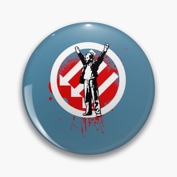 Item preview, Stjepan Steva Filipovic ANTIFA antifascist three arrows iron front   designed and sold by RogueCatPR.