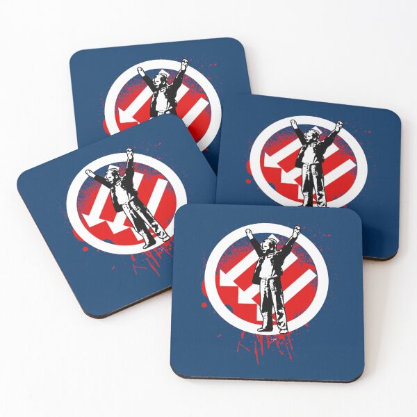 Item preview, Stjepan Steva Filipovic ANTIFA antifascist three arrows iron front   designed and sold by RogueCatPR.