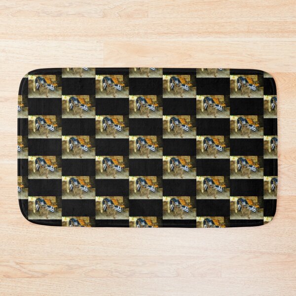 Item preview, The Blue Quilt On The Bench   designed and sold by RogueCatPR.