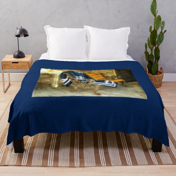 Item preview, The Blue Quilt On The Bench   designed and sold by RogueCatPR.