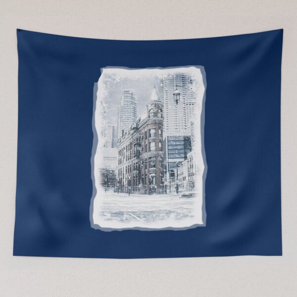 Item preview, Toronto landmarks - The Flat Iron Building On Front Street Toronto   designed and sold by RogueCatPR.