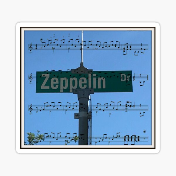 Zeppelin Drive Sticker