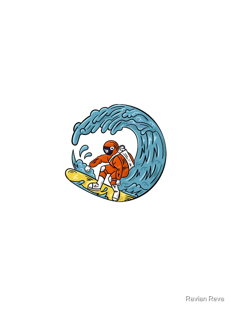 Thumbnail 4 of 4, iPhone Case, Surfing Astronaut designed and sold by Ravian Reva.
