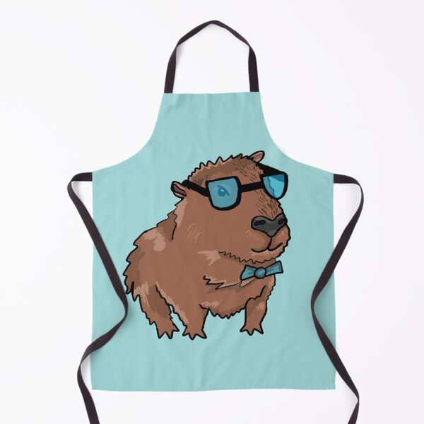 Item preview, Capybara Wearing Bow Tie and Glasses designed and sold by RoserinArt.