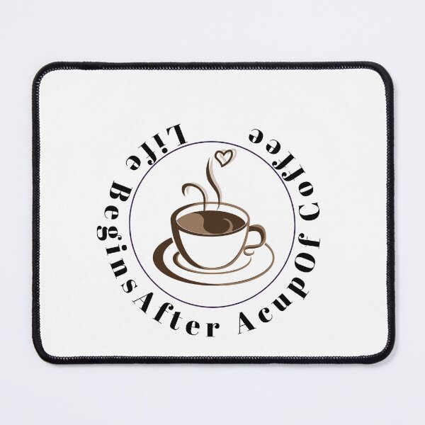 Item preview, Life begins after a cup of coffee  designed and sold by Neno12.