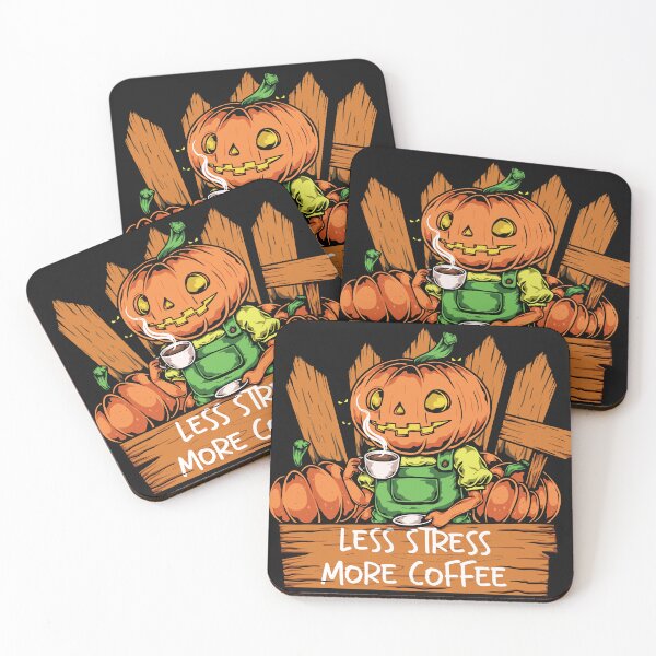 Item preview, Less Stress More Coffee Pumpkin Version designed and sold by unygara.