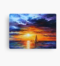 TOUCH OF HORIZON limited edition giclee of L.AFREMOV painting Canvas Print