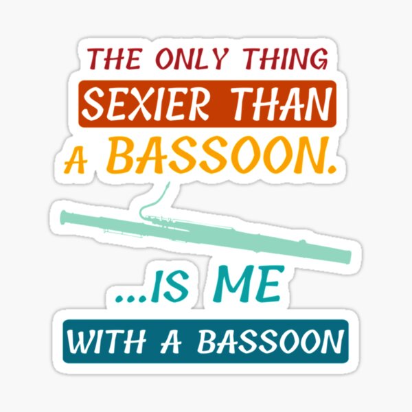 "Only Murders in the Building Sexy Bassoon " Sticker for Sale by
