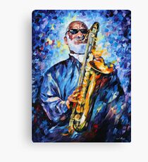 SONNY ROLLINS limited edition giclee of L.AFREMOV painting Canvas Print