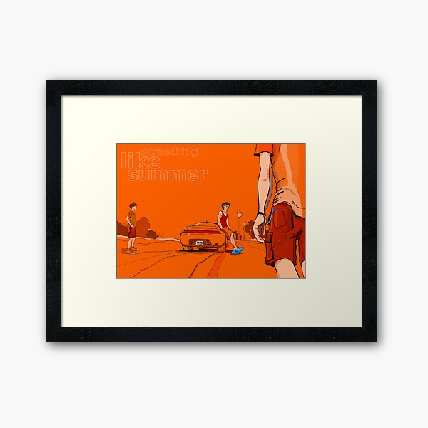 Something Like Summer Framed Art Print