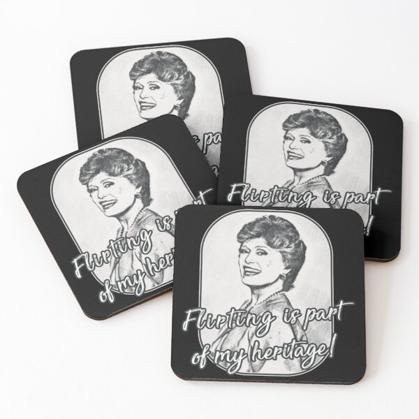 Item preview, Retro Golden Girls Flirting Quote Gift Fan designed and sold by Filomena  Barbieri.