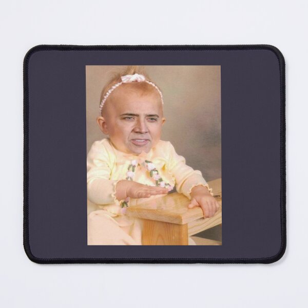 Item preview, Funny Men cute nicolas cage baby girl designed and sold by AxelEbert69.
