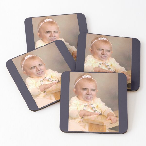 Item preview, Funny Men cute nicolas cage baby girl designed and sold by AxelEbert69.