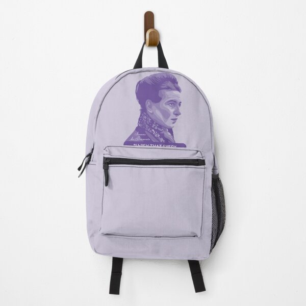 Item preview, Simone de Beauvoir Portrait and Quote designed and sold by Unhinged Heather.