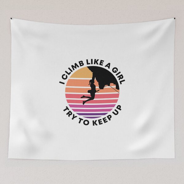 Item preview, Climbing Climb Like A Girl Girls designed and sold by RuthMarshaall.