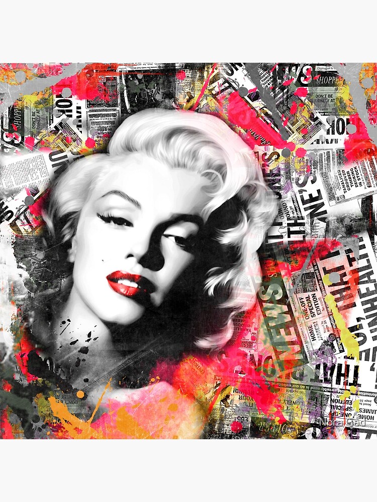 Marilyn Monroe N-27 - Large Pop art Giclée print on Canvas di Retne Art  (2023): Digitale a Digitale su Tela - SINGULART