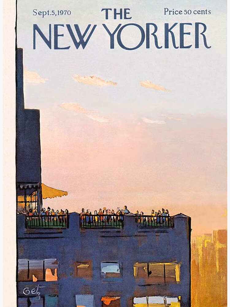 Discover New Yorker September 5, 1970 Premium Matte Vertical Poster