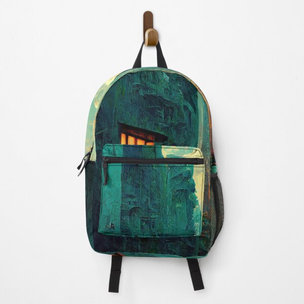 Item preview, Road to Nowhere in Green Abstract AI Generated Art designed and sold by MeAI-Art.