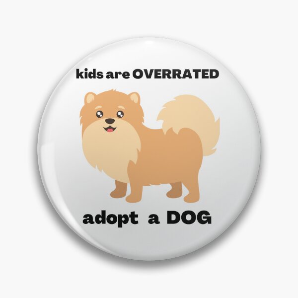 Aperçu de l'œuvre Les enfants sont surestimés Adoptez un chien créée et vendue par CuteMaster.