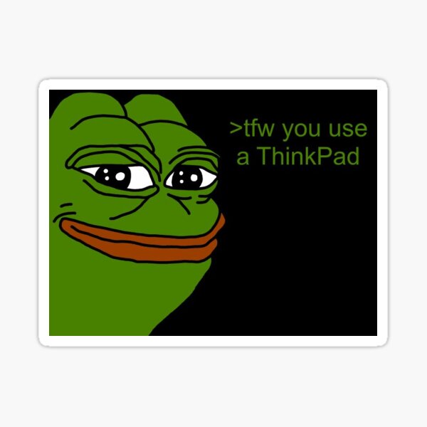 thinkpepe Sticker
