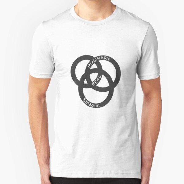Imaginary Real Symbolic in Black Slim Fit T-Shirt