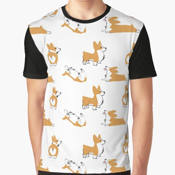 corgi pattern shirt