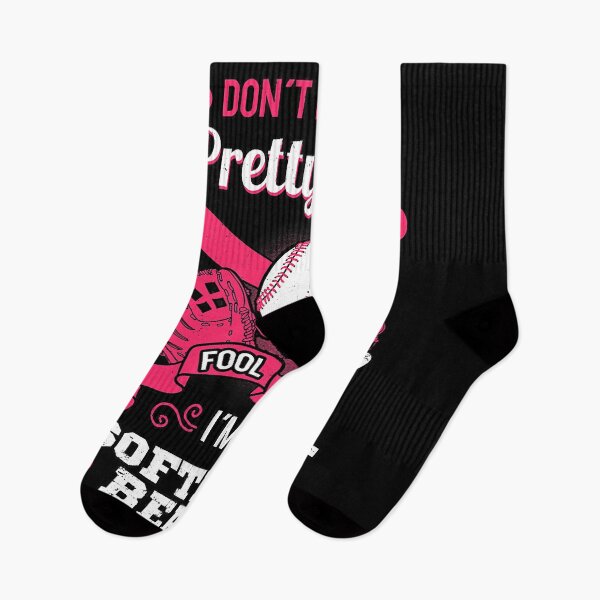Item preview, Don't Let The Pretty Face Fool You I'm A Softball Beast Funny Softball Beauty Girl designed and sold by MichelSorour.